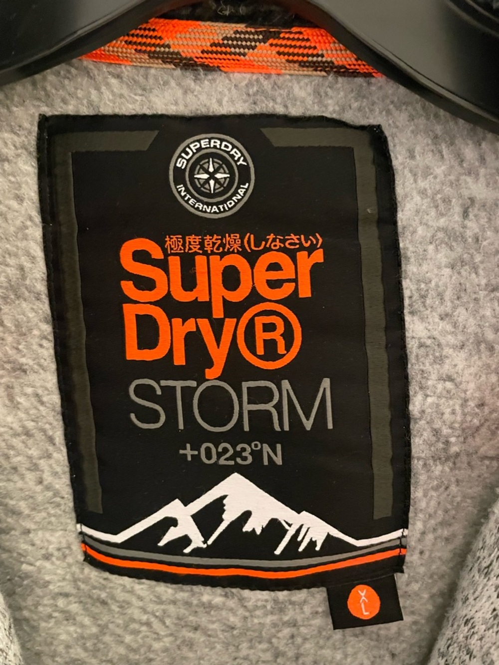 Superdry Men's Storm Double-Zip Hoodie Jacket Size XL - Picture 6 of 8